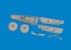 Eduard 6481100 P-40E tail wheel bay PRINT EDUARD 1/48